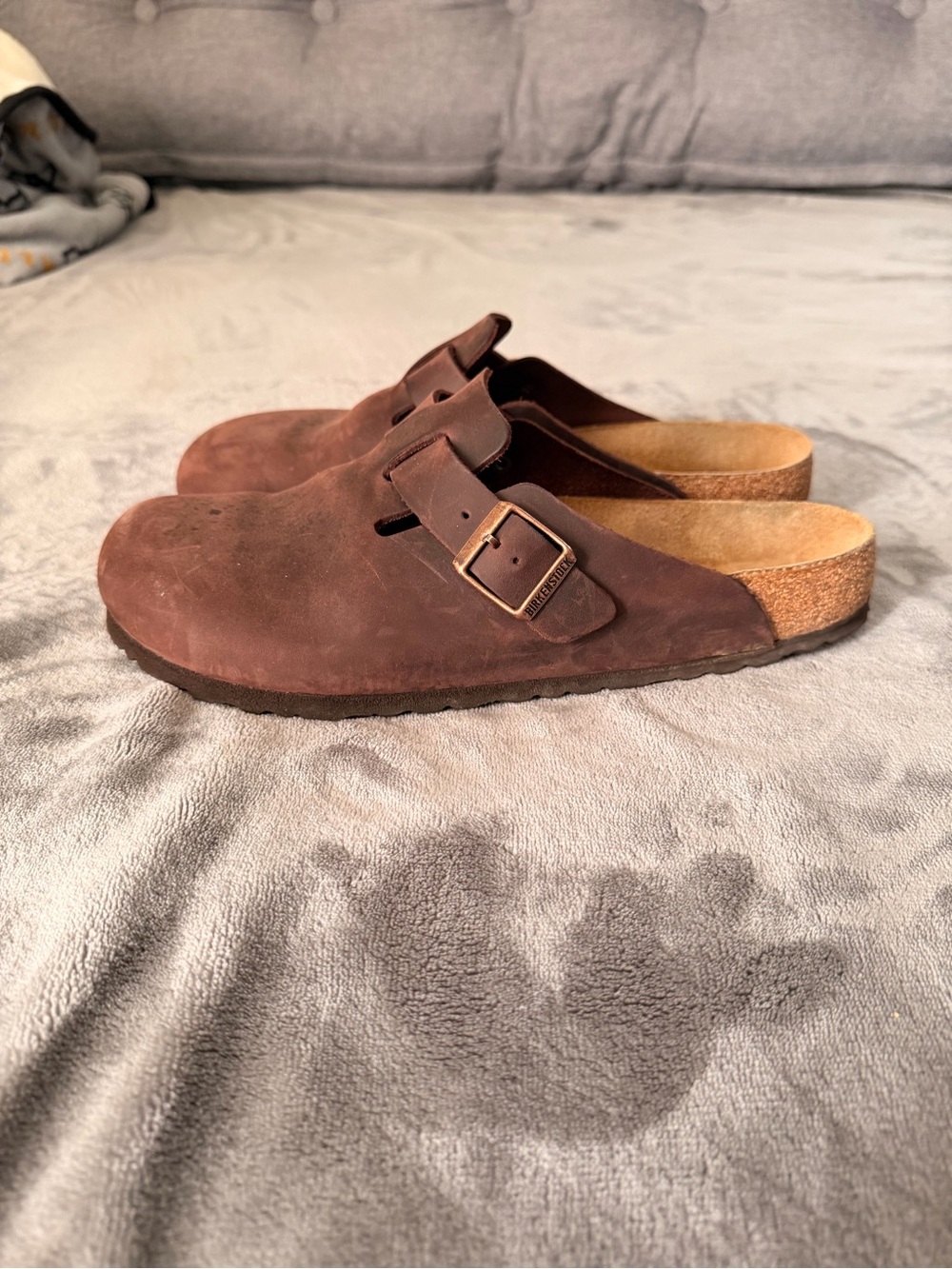 Birkenstock Boston Clogs, Oiled Leather - Soft Foot bed